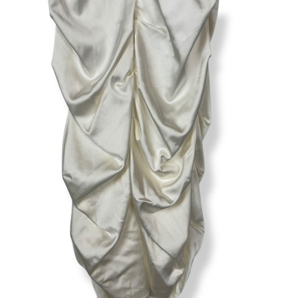 XSCAPE Satin Bodycon Cocktail Dress Womens Size 12 Fits 6  8 Romantic Elegant‎ - Picture 9 of 9